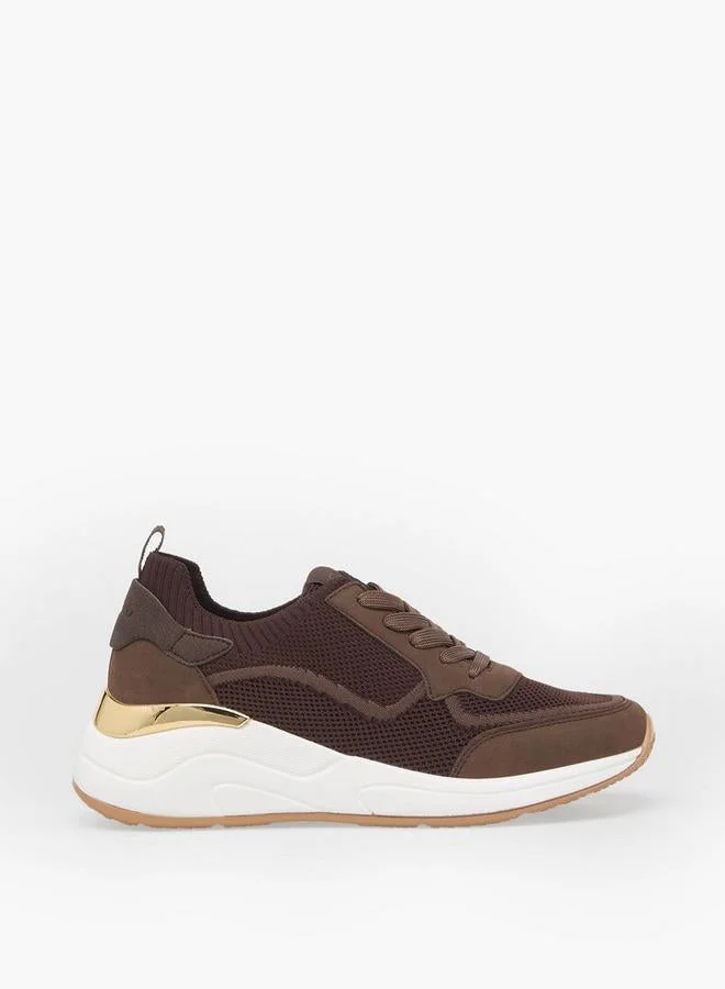 Women Lace-Up Ankle Sneakers