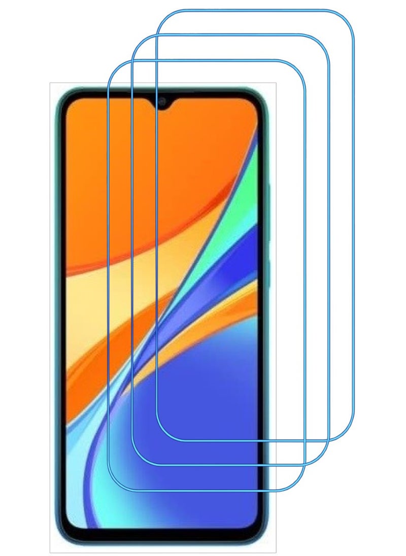 ACLIX 3 Pieces Antistatic ESD Dustproof Premium Quality High Definition Clear Tempered Glass Screen Protector Designed For Xiaomi Redmi 9C - Image 1