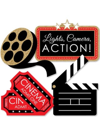Big Dot Of Happiness Red Carpet Hollywood - Clapboard, Movie Tickets And Film Reel Decorations Diy Movie Night Party Essentials - Set Of 20 - pzsku/ZDE0E4266F854992F75F7Z/45/_/1720597682/34ae9211-88bc-4e15-aa37-c1bccc354ac8
