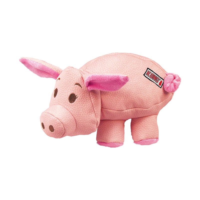 KONG Phatz Pig Dog Toy, Small - Image 1