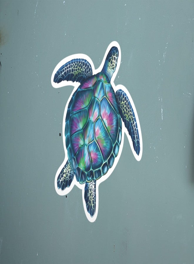 Sea Turtle 5 Inch Waterproof Decal Sticker Coral Reef Crab Fish Seaweed Jellyfish Marine Life Mermaid Ocean Sea Seahorse Whale Starfish Shark Ocean Beach Sand CS1416-2PK - Image 5