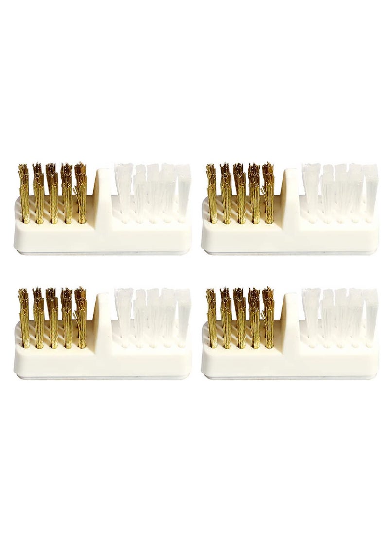 minkissy - minkissy Cleaning Brushes for Drill 4pcs Drill Brush Copper Wire Bristles Nail Cleaner Tool for Nail Salon Home Use - Image 1