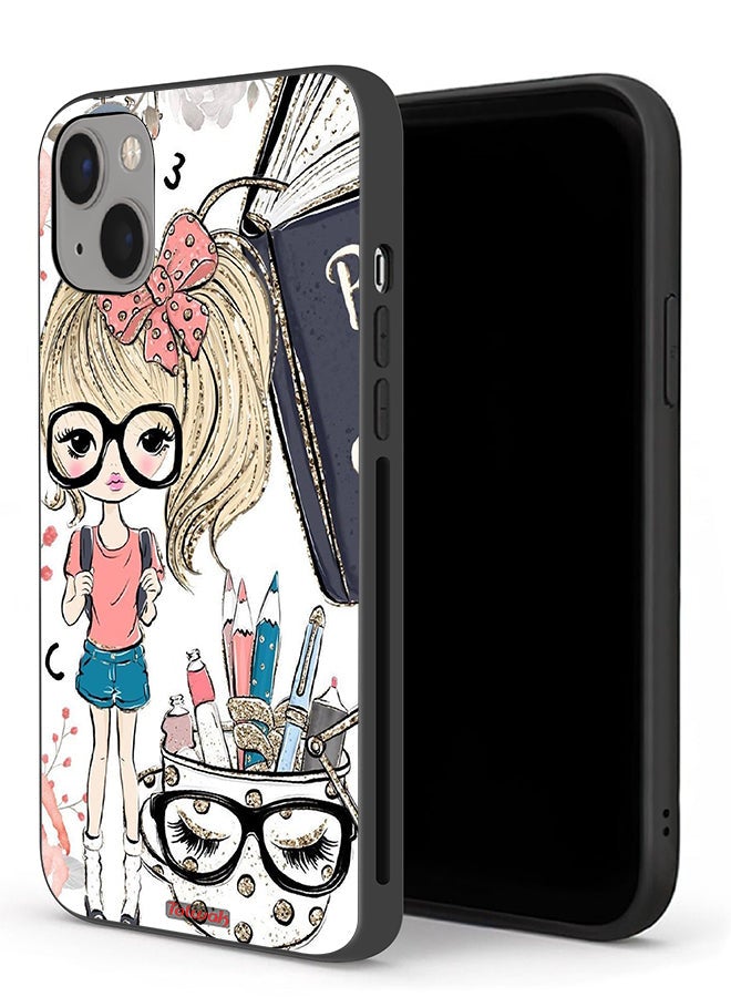 Tolwak Apple iPhone 13 Protective Case Unicorn Girl Art - Image 1
