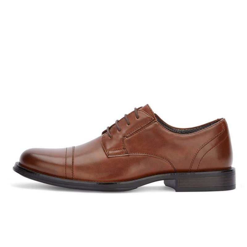 DOCKERS Mens Garfield Dress Cap Toe Oxford Shoe - Wide Widths Available, Tan, 12 M - Image 5