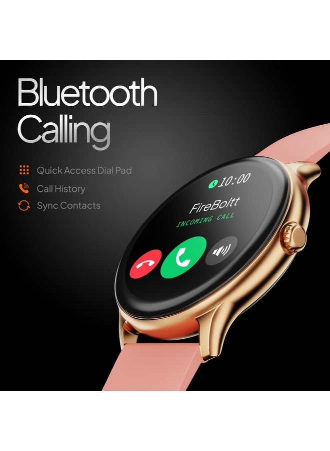Fire-Boltt Fire-Boltt Phoenix Pro 35.3mm (1.39 inch) Bluetooth Calling Smart Watch, AI Voice Assistant, Metal Body with 120+ Sports Modes, SpO2, Heart Rate Monitoring (Gold Pink) - Image 3