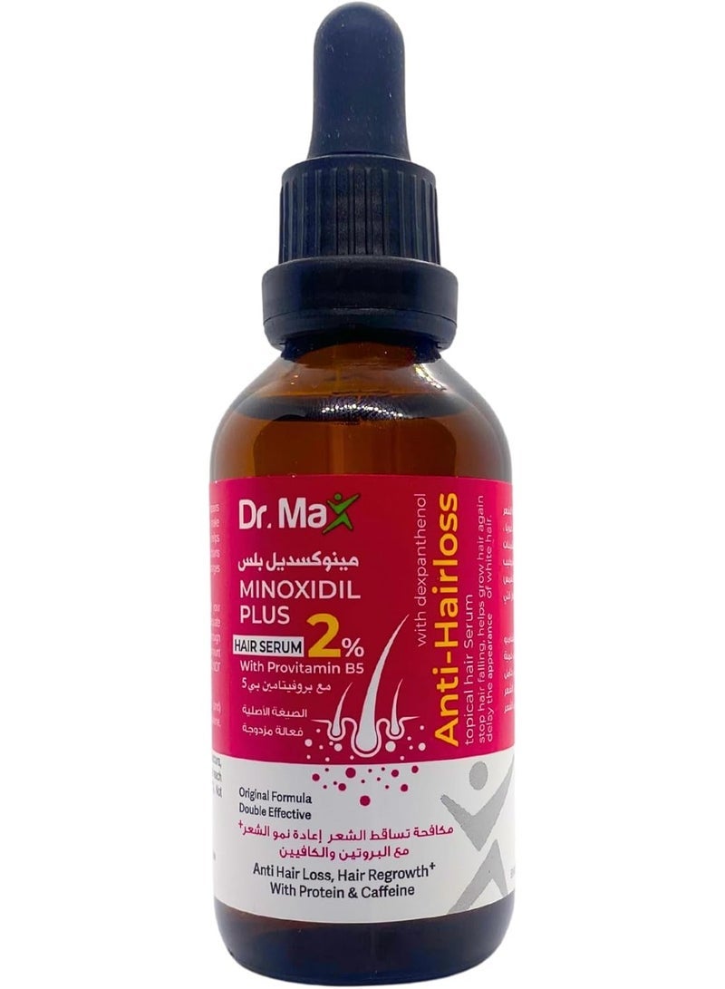 Dr. Max Minoxidil Plus 2% Hair Serum With Provitamin B5