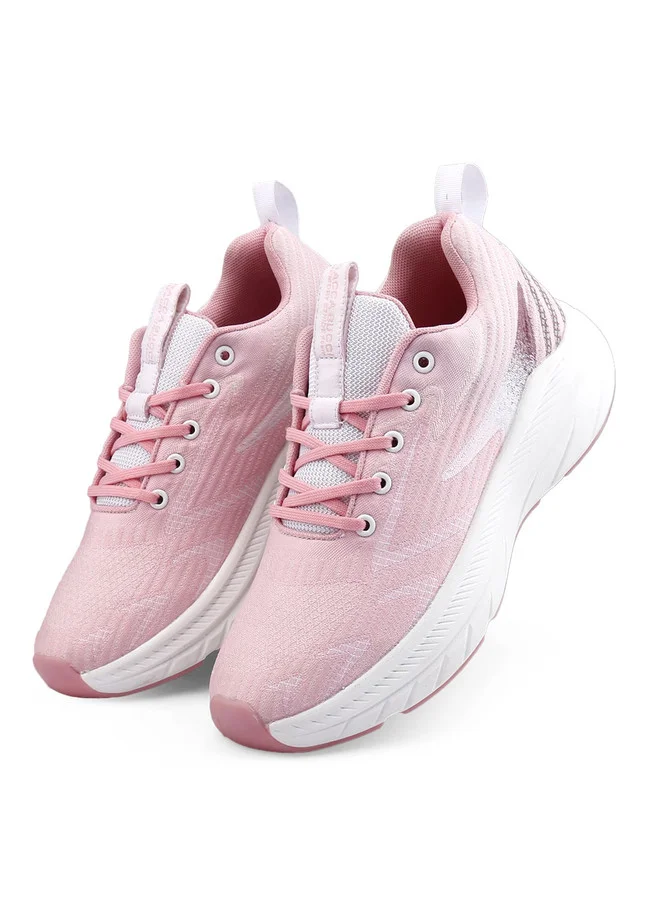 Bacca Bucci Women's Pink Mesh Running Shoes for Trail Running