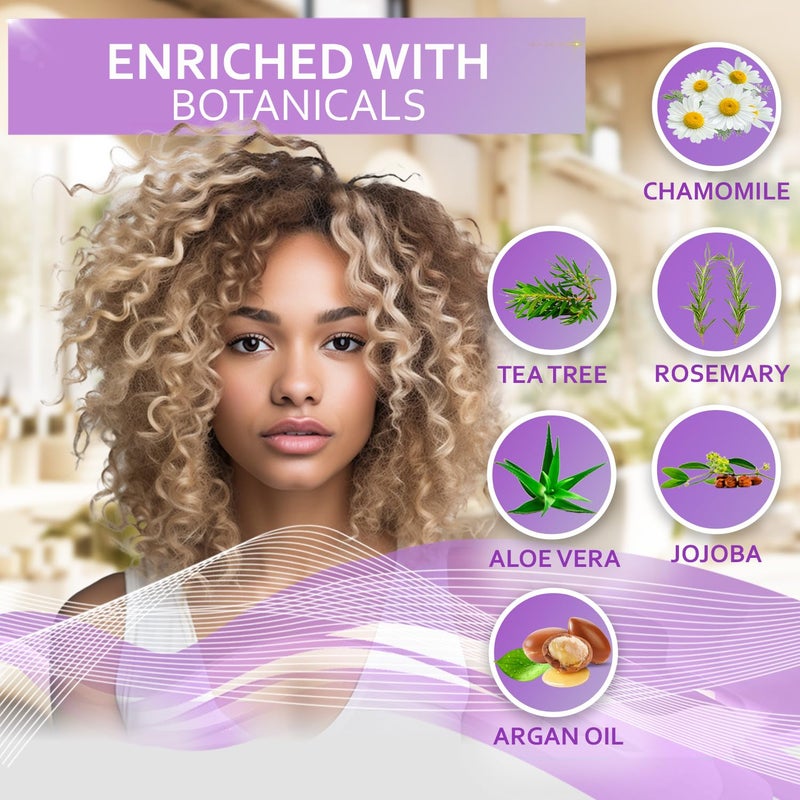 BELLISSO Purple Hair Mask - Deep Conditioner and Toner for Blonde, Brassy Hair - Hydrating Repair and After Bleach Treatment for Damaged and Dry Hair - Moisture Conditioning for Bleached Women and Men - Image 3