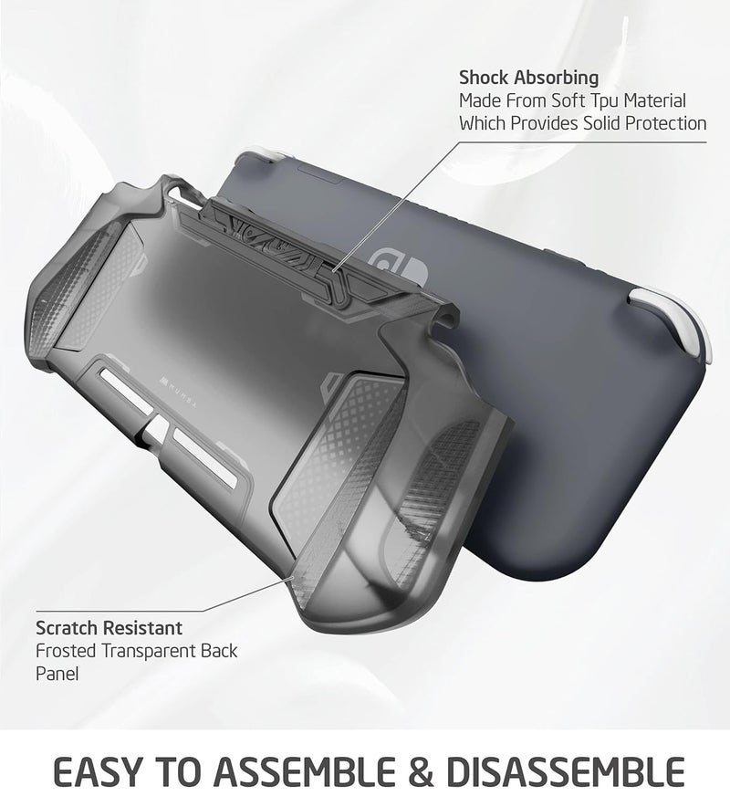 Mumba Grip Case for Nintendo Switch Lite (2019 Release), [Blade Series] TPU Protective Portable Cover Accessories Compatible with Switch Lite Console 2019 Release (FrostBlack) - Image 3
