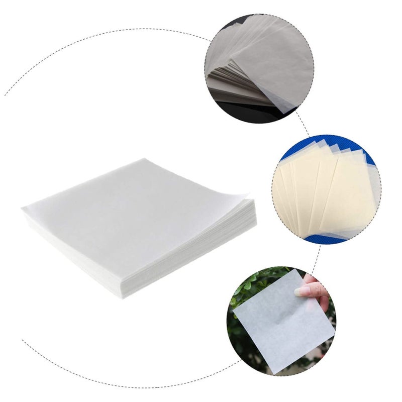 DECHOUS 3sets 500 Sheets Weighing Paper for Scale Measurement Non Absorbent Sample Transfer Dust Paper for Laboratory Use for Analytical Balances 500sheets*3 - Image 2