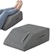 MEGCXIT Leg Pillow Elevation Blood Circulation Leg Wedge for Elevation for Swelling Leg Elevating Pillow for After Surgery Memory Foam Foot Knee Pillow for Back Sleeping 24228 Inch Dark Grey - Image 1
