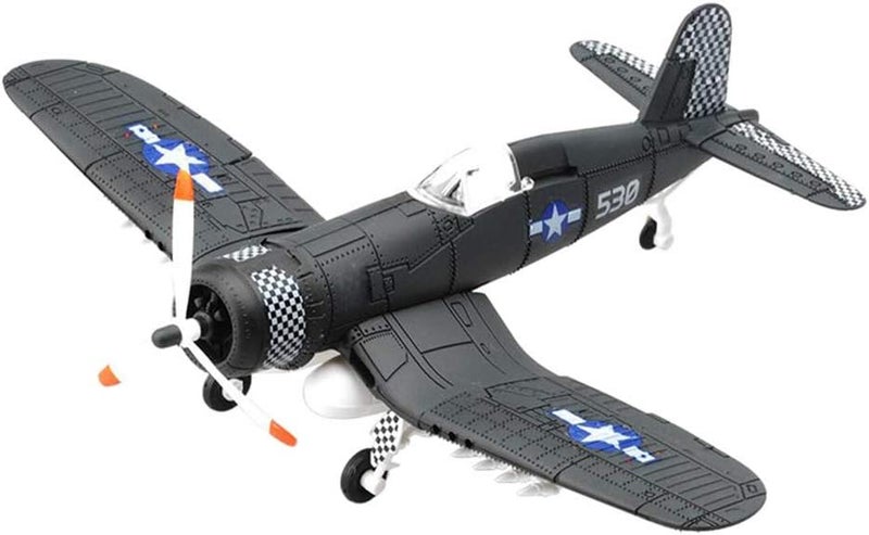 klarako Simulation Plastic Assembled Model Kit Airplane 1/48 Scale Aircraft Plane Model Gift for Adult - Dark Gray - Image 2