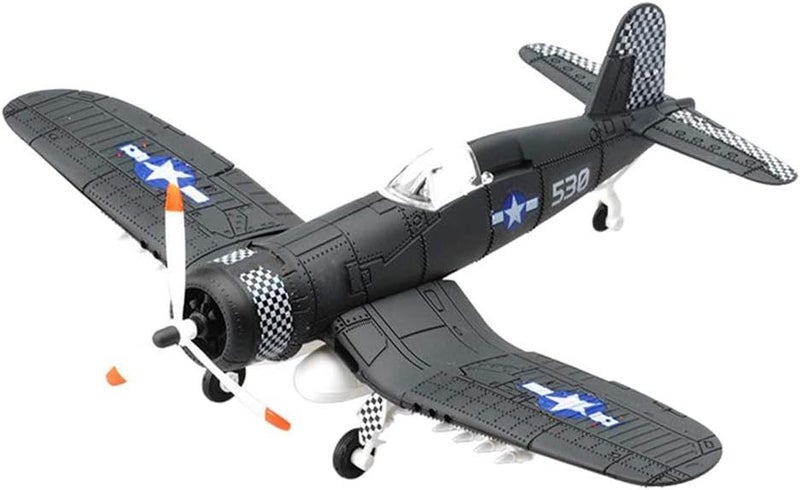 klarako Simulation Plastic Assembled Model Kit Airplane 1/48 Scale Aircraft Plane Model Gift for Adult - Dark Gray - Image 4
