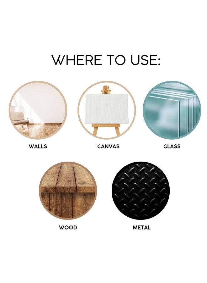 Safi WAX Combo 2 pcs SAFI WAX Gloss Black Spray Paint 450ml Quick Drying High Gloss Finish for Metal, Wood, Plastic, Glass, Walls, DIY, Automotive, Furniture, Craft, Home Interior, Exterior, Rust Protection Coating, SFW-P-39 - Image 3