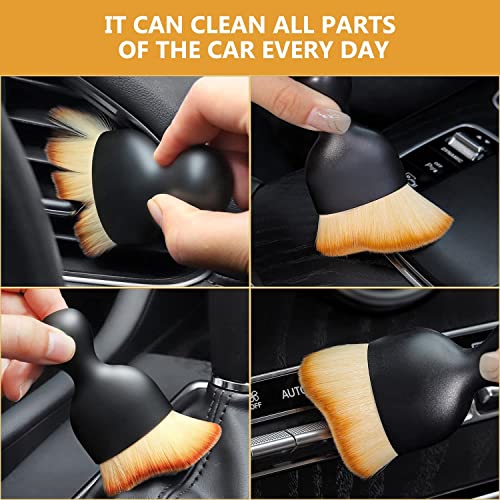 Nubilous Interior Cleaning Brush Multipurpose Car Interior AC Vent Dashboard Dust Dirt Cleaner Cleaning Brush for Car Interior PC Laptop Keyboard Electronic Gadgets Cleaning (Interior Dust Brush) - Image 4