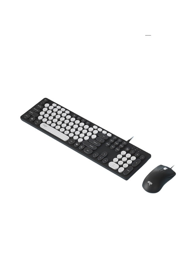 EBMINI New Wired Keyboard And Mouse Office Esports Set