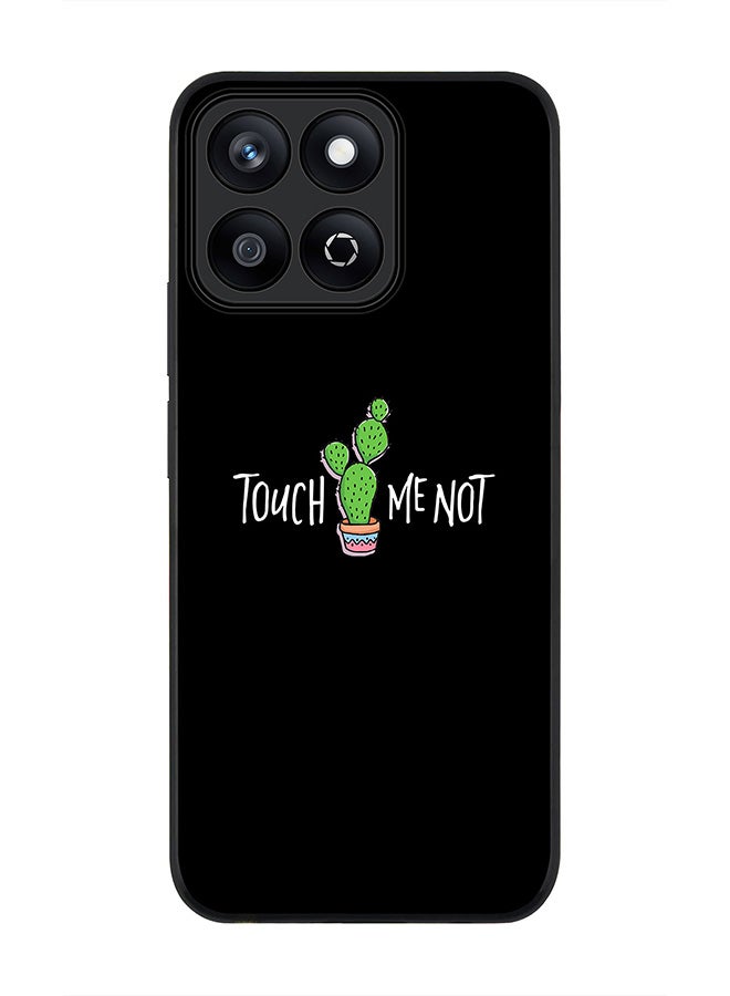 Stylizedd For Honor X7c 4G Case,Slim fit Camera Protection, Shockproof Thin Phone cover  - Touch me not  - Image 1
