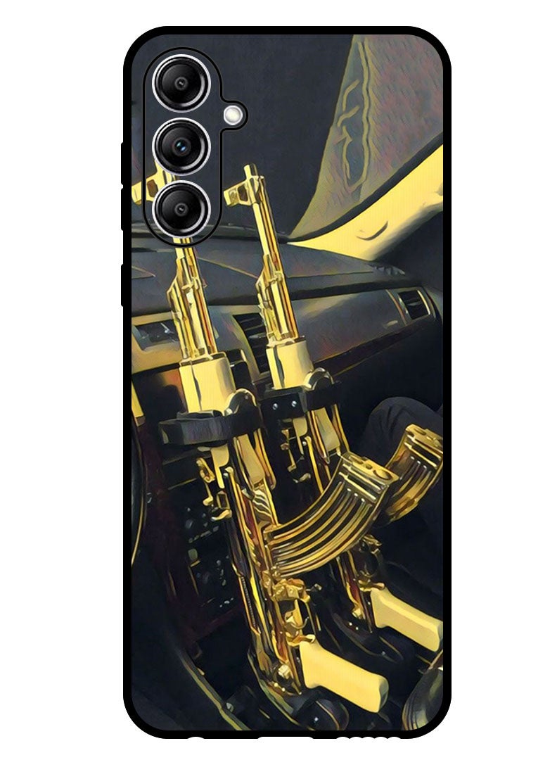 Theodor Protective Case Anti Scratch Shock Proof Bumper Cover For Samsung Galaxy F15 AK 47 Guns - Image 1