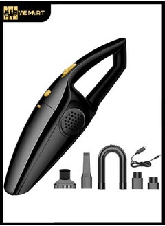 Vacuum Cleaner，Handheld Vacuum，Handheld Cordless Vacuum，Car Vacuum Portable Cordless（Black）