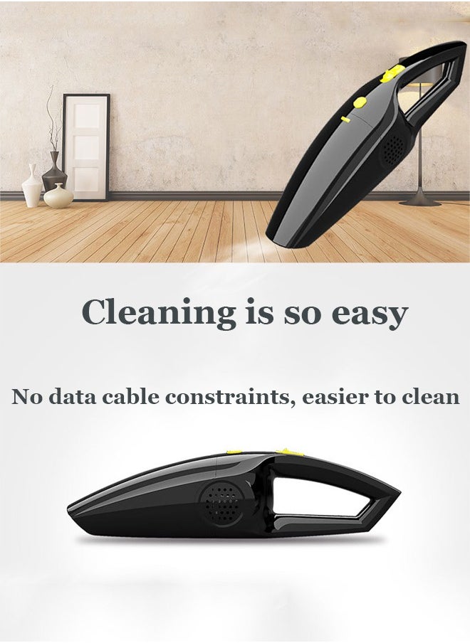 WEMART - Vacuum Cleaner，Handheld Vacuum，Handheld Cordless Vacuum，Car Vacuum Portable Cordless（Black） - Image 1