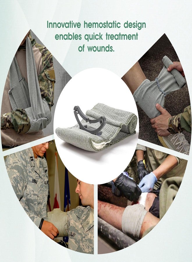 SuccorWare 6 Inch 3 Packs Israeli Bandage - Emergency Bandage with Vacuum Sterile Package - for Wound Dressing, First Aid Kit, Medical Trauma Kit Refill - Image 5