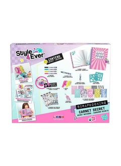 Canal Toys Style 4 Ever Scrapbooking Carnet Secret Notebook  - Image 3