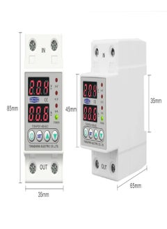 TOMZN High and low voltage and current protection device, 2 digital screen, 80 amp adjustment capacity  - Image 2