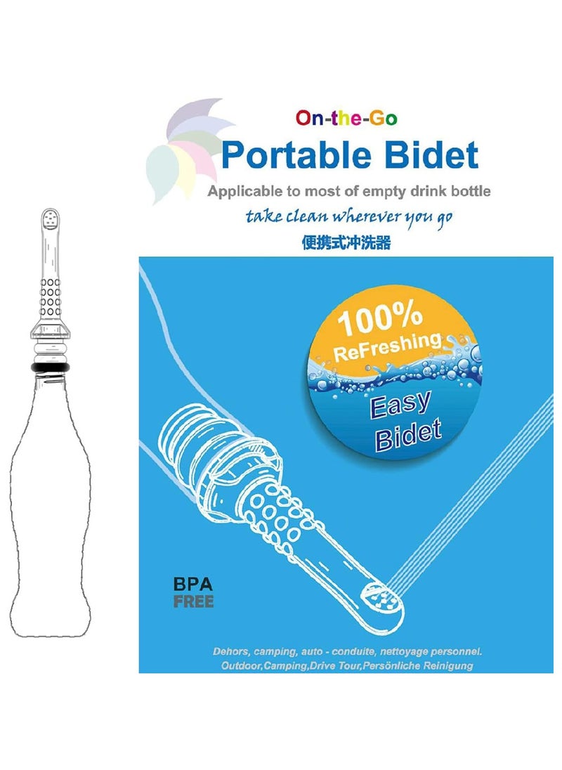 DLC Portable Handheld Bidet, 3pcs Portable Bidet Handheld Shattaf Childbirth Cleaner for Toilet Camping Travel  - Image 5
