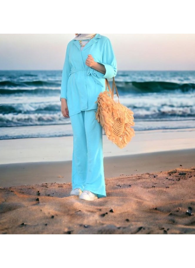 ماركة غير محددة طقم بنطلون و بلوزة حريمي  - Image 1