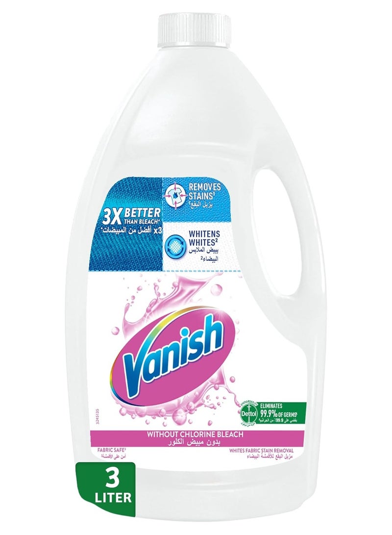 فانش سائل مزيل البقع للملابس البيضاء، بدون مبيض الكلور، أمن على الأقمشة، 3لتر - Image 1