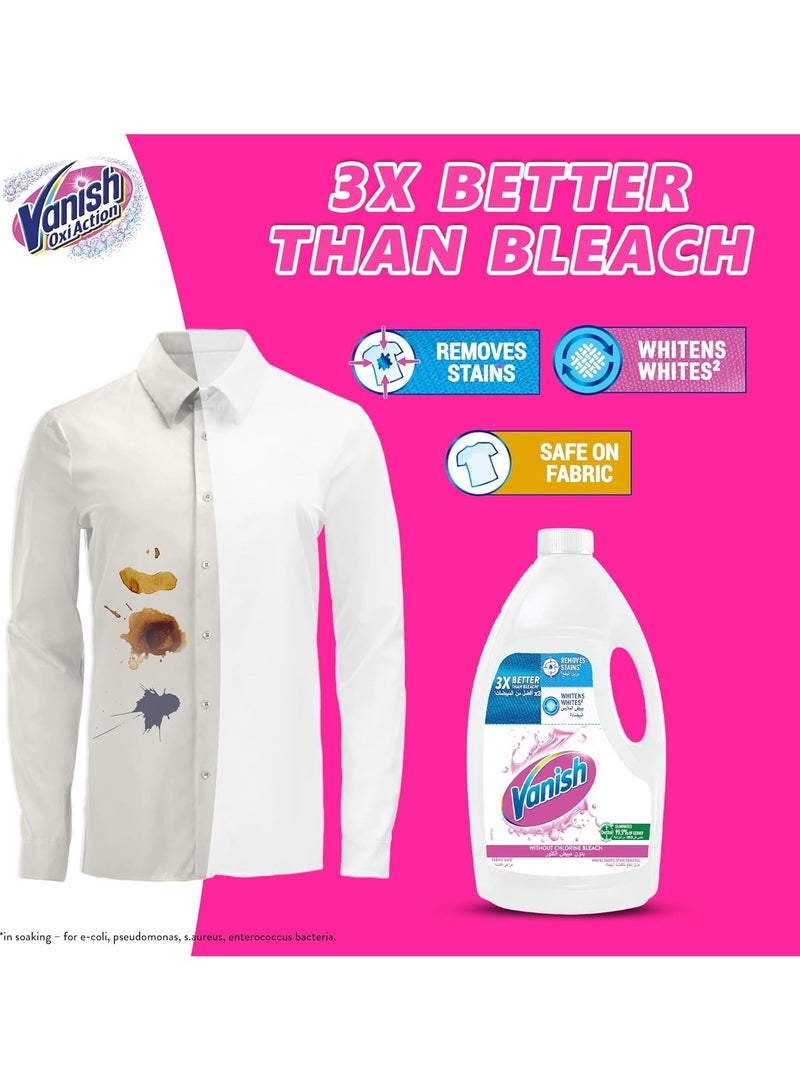 فانش سائل مزيل البقع للملابس البيضاء، بدون مبيض الكلور، أمن على الأقمشة، 3لتر - Image 2