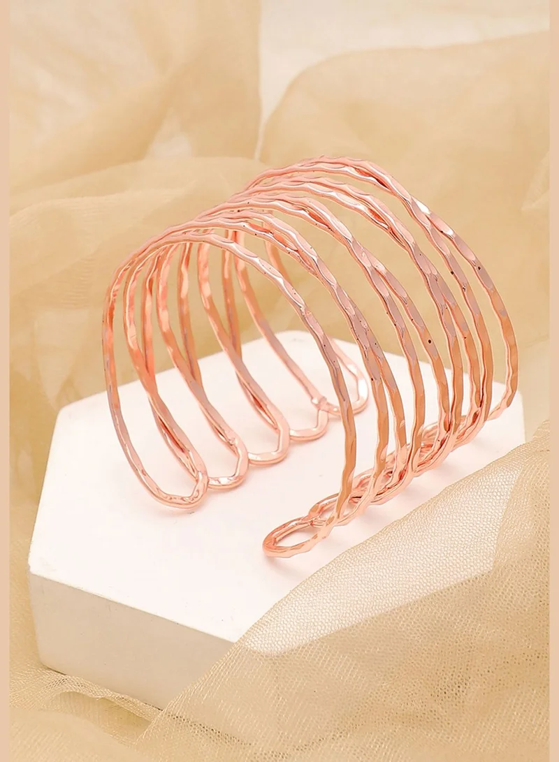 SOHI Gold Plated Party Designer Armlet For Women