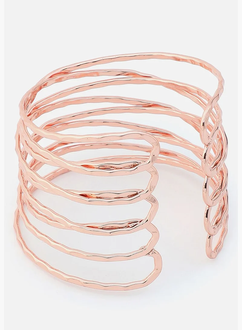 SOHI Gold Plated Party Designer Armlet For Women