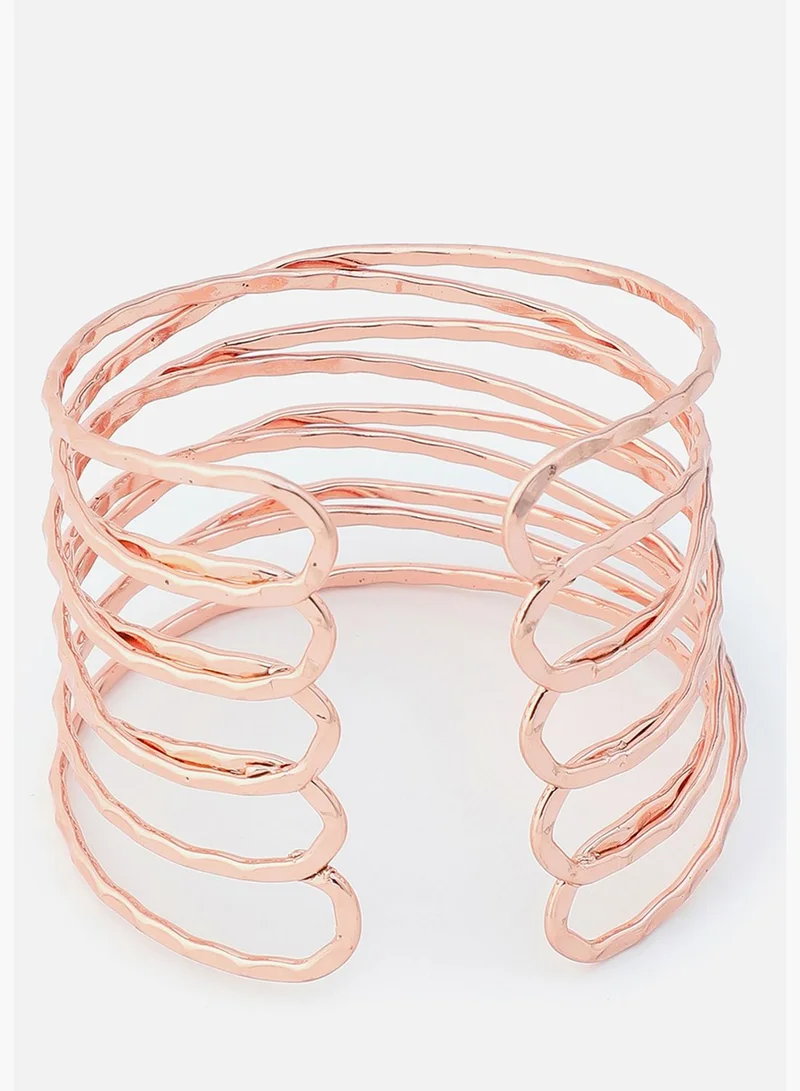 SOHI Gold Plated Party Designer Armlet For Women