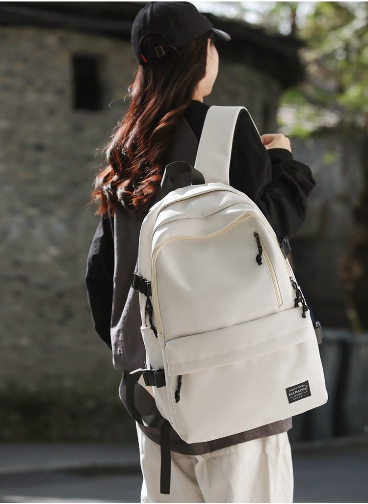roaiss - Unisex Functional Backpack with Large Capacity Storage Scientific Storage Simple Style Short Distance Travel Bag Student Backpack Laptop Bag - Image 1
