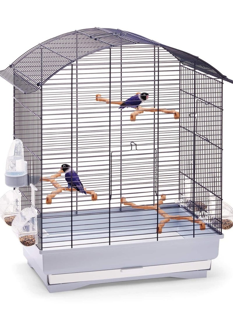 آي ماك قفص أجاتا ٥٨×٣٣×٦٢.٥ سم للكناري والببغاوات والطيور الغريبة - أزرق/جياشيو - Image 1