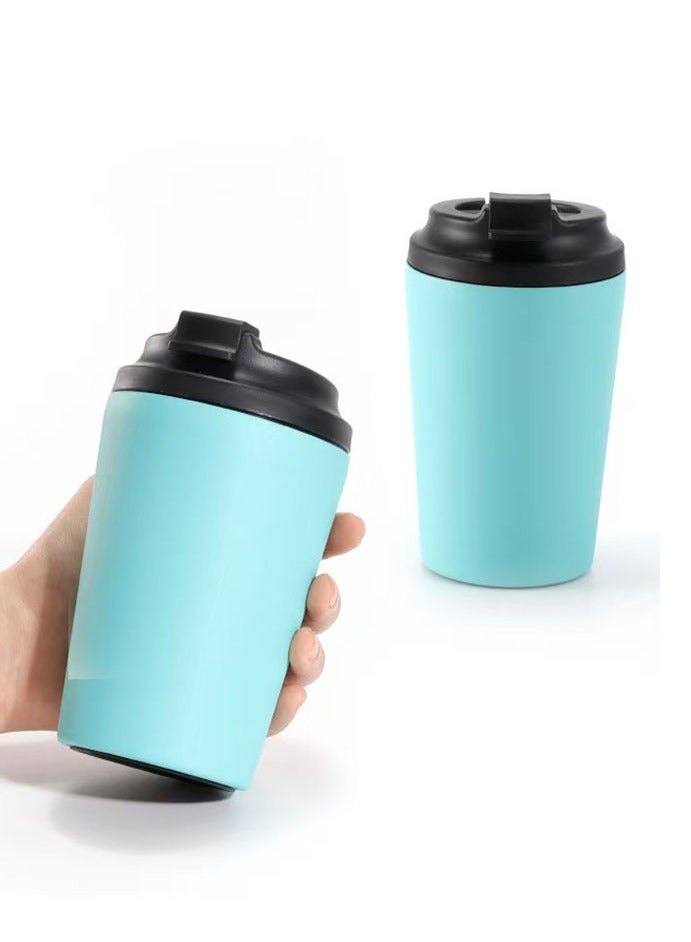 ROEIEIS Stainless Steel Vacuum Insulated Coffee Mug 350ml - Hot & Cold Temperature Retention for Travel Home Office Outdoor Use