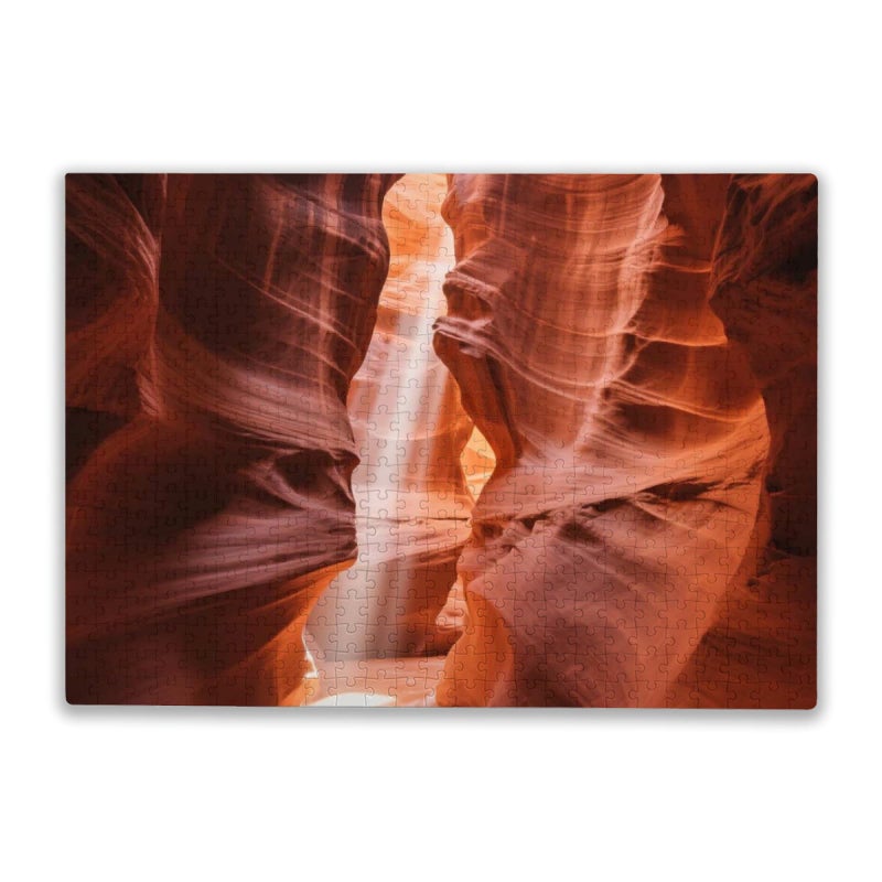 1000 Pieces Jigsaw Puzzle Antelope Canyon HD Challenging Complex Pattern for Adults and Teens - Image 2