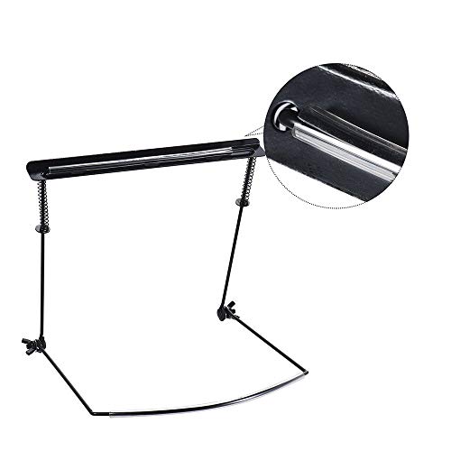 Mozart 24 Hole Harmonica Mouth Organ Harp Holder Black | Adjustable Neck Holder Stand for Hands Free Playing | Ideal for Guitarists Singers and Musicians - Image 2