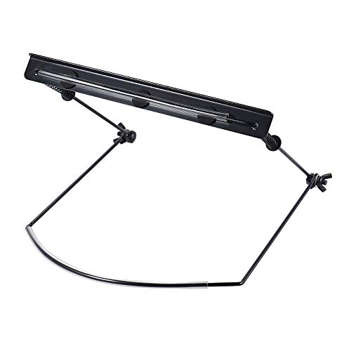 Mozart 24 Hole Harmonica Mouth Organ Harp Holder Black | Adjustable Neck Holder Stand for Hands Free Playing | Ideal for Guitarists Singers and Musicians - Image 4