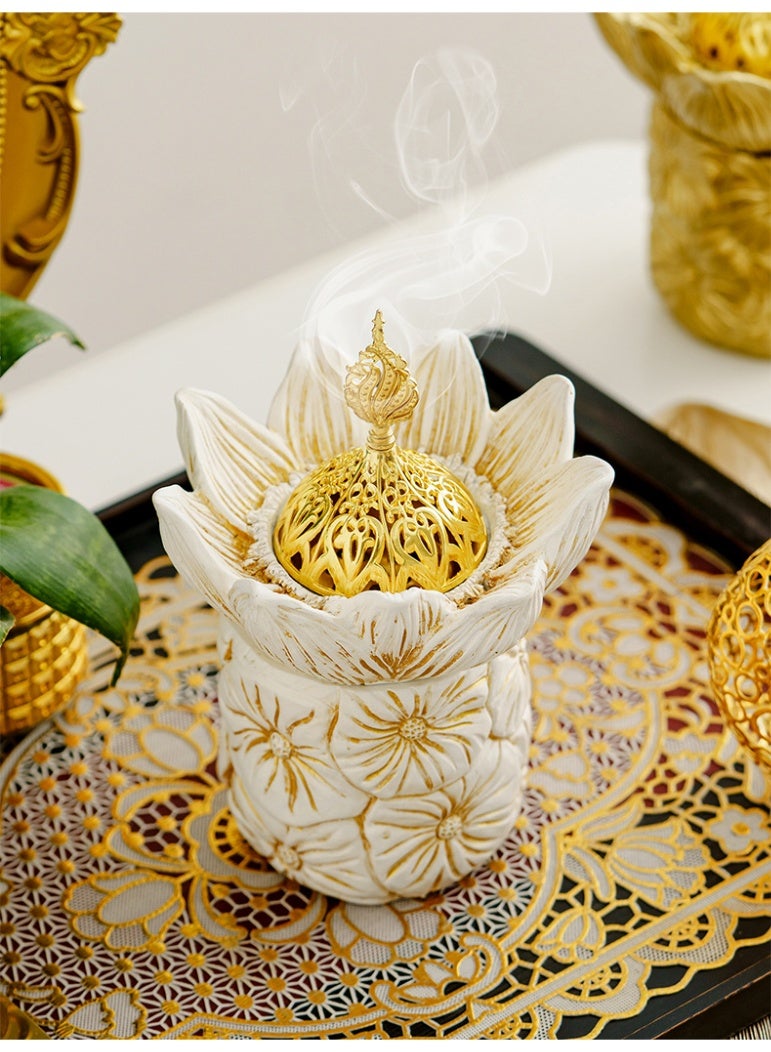 Creative Hollow Metal Incense Burner - Image 1