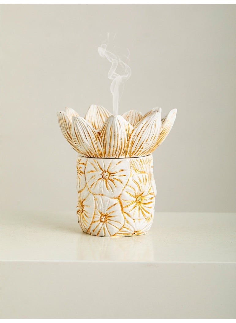 Creative Hollow Metal Incense Burner - Image 3