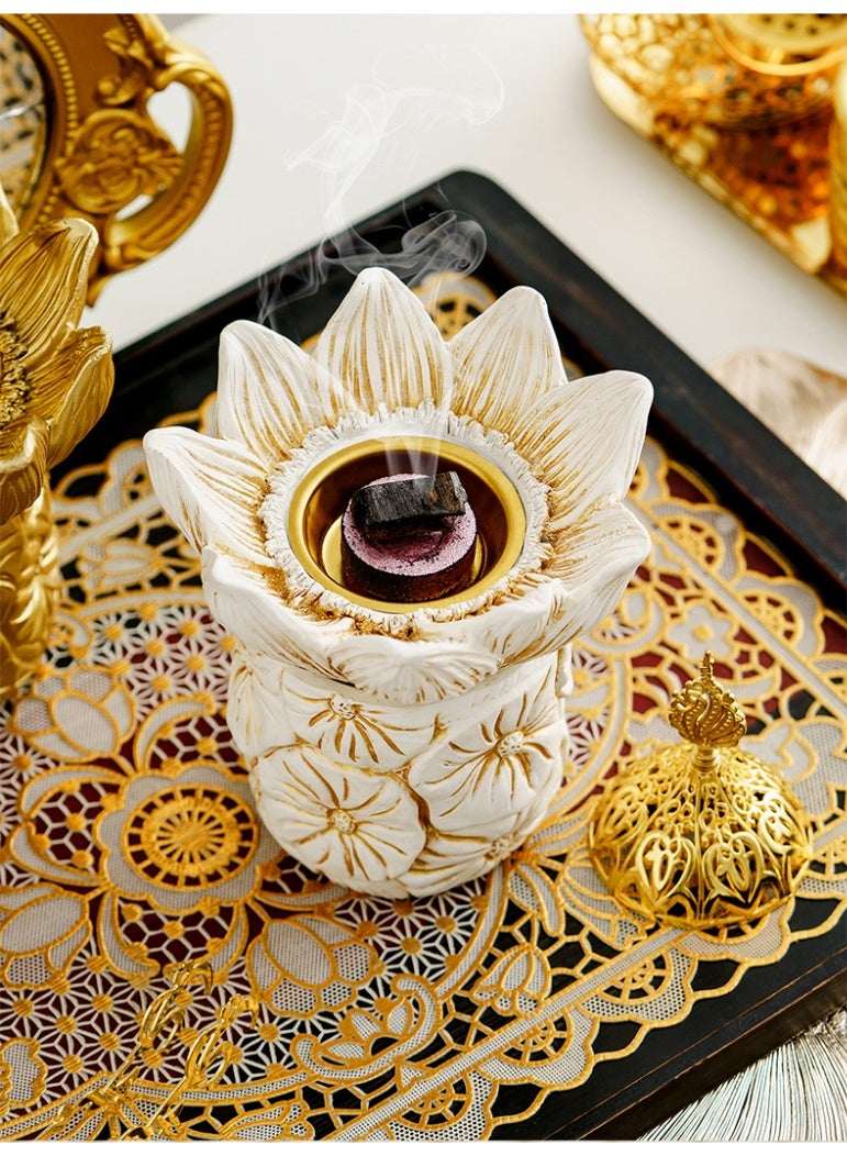 Creative Hollow Metal Incense Burner - Image 2