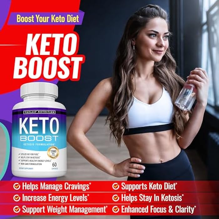Toplux Keto Boost Diet Pills Ketosis Supplement - Natural Exogenous Keto Formula Support Energy & Focus, Advanced Ketones for Ketogenic Diet, Keto Diet Pills, for Men Women - Image 4