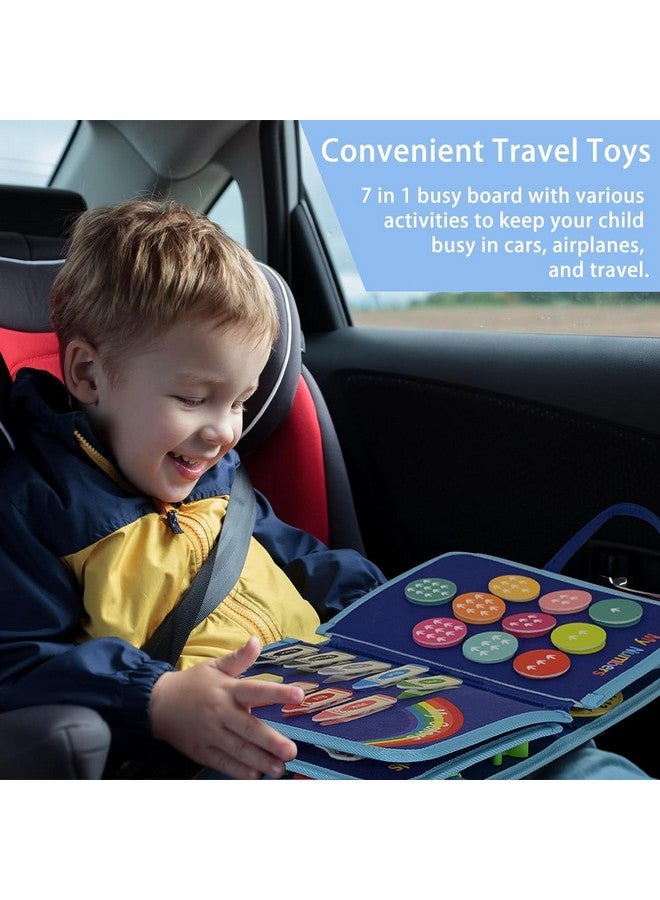 KolorFish Toddler Busy Board Book - Montessori Toys for 2+ Years, Birthday Gift - 7 in1 Preschool Learning Activities with Life Skills,Alphabet,Number,Shape,Color,Animal,Weather - Image 5