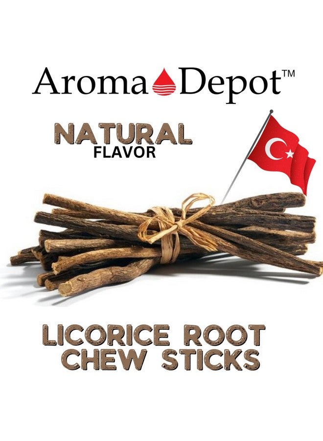 Aroma Depot Aroma Depot Peppermint 4 oz. Flavored Licorice Root Chew Sticks for Humans. 100% Pure Natural | Oral Health & Fresh Bearth | Individual Sticks are 6.5-7 inches Long. Glycyrrhiza Glabra from Turkey. - Image 5