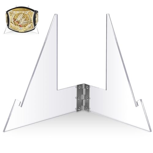 RattanView Acrylic Championship Belt Display Stand Wrestling Belt Buckles Holder for Sport Football Boxing Wrestling Corporate Award Badges - Image 1