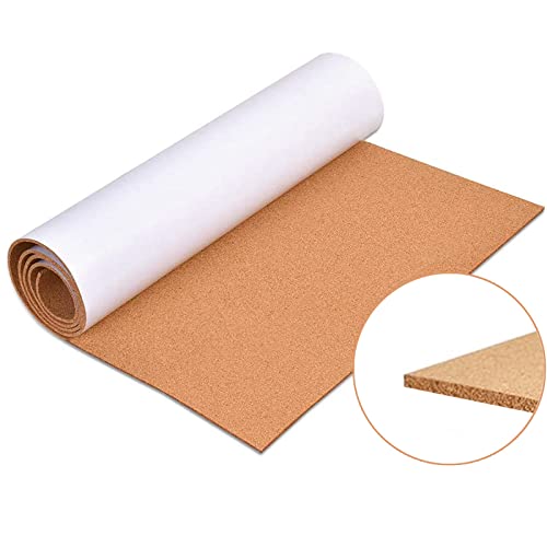 Aitakatta Self-Adhesive Cork Board Roll, 1/8" Thick Cork Boards for Walls, 47"x16" Cork Board Rolls Bulletin Boards for Home School Officel(3mm,Roll,47") - Image 1
