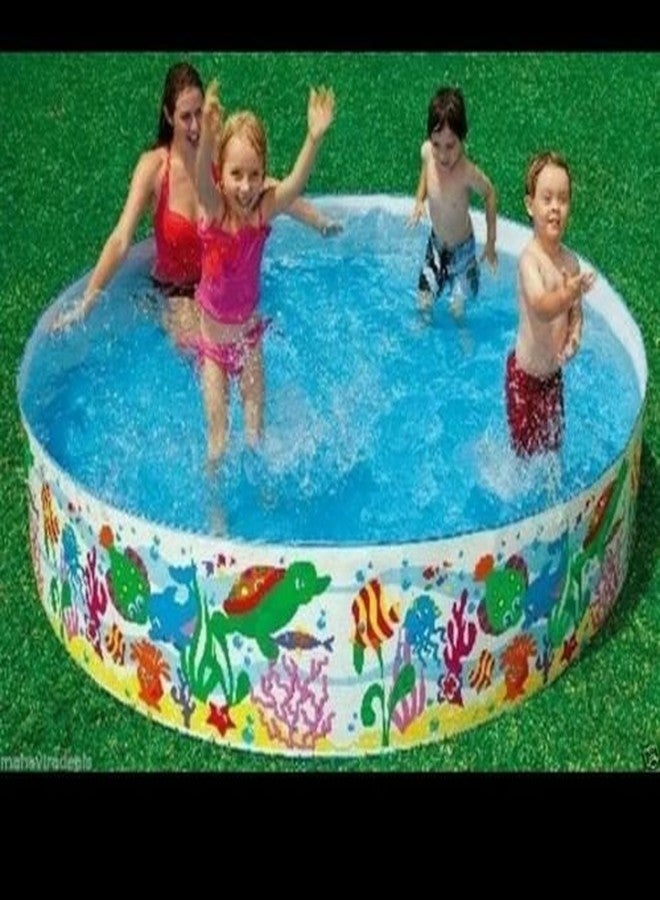 VWretails حوض استحمام للأطفال من سناب سيت - 6 أقدام × 15 بوصة (1.83 متر × 38 سم) - Image 1