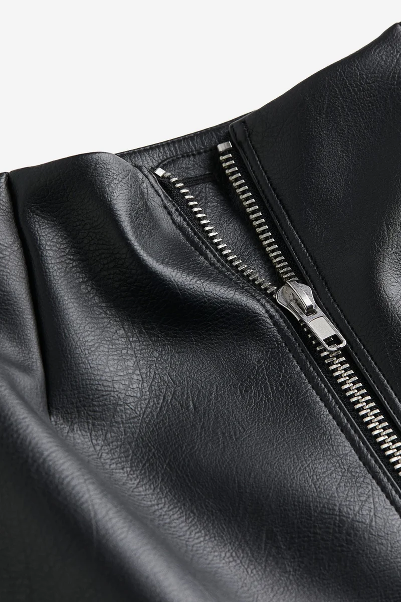 اتش اند ام Coated Pencil Skirt